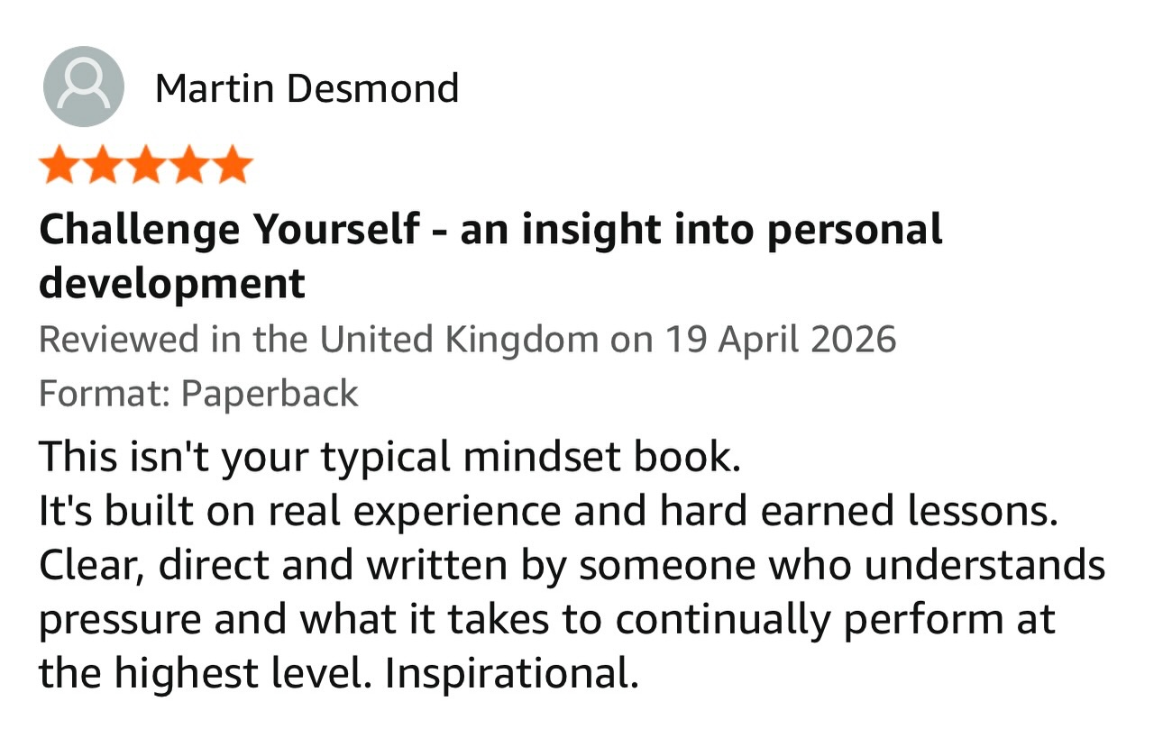 “Written by someone who understands pressure and knows what it takes to continually perform at the highest level.”
Truth.
Pressure is something I embraced at an early age, the performance came from a willingness to be the best that I could be.
You can do the same.
#author #book #instalike #writer #goodreads