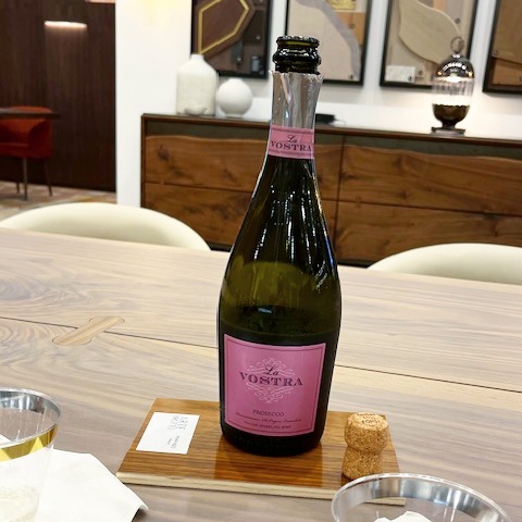 A Glass of Prosecco...
At the end of the day, a glass of Prosecco at Artitalia showroom with Marco