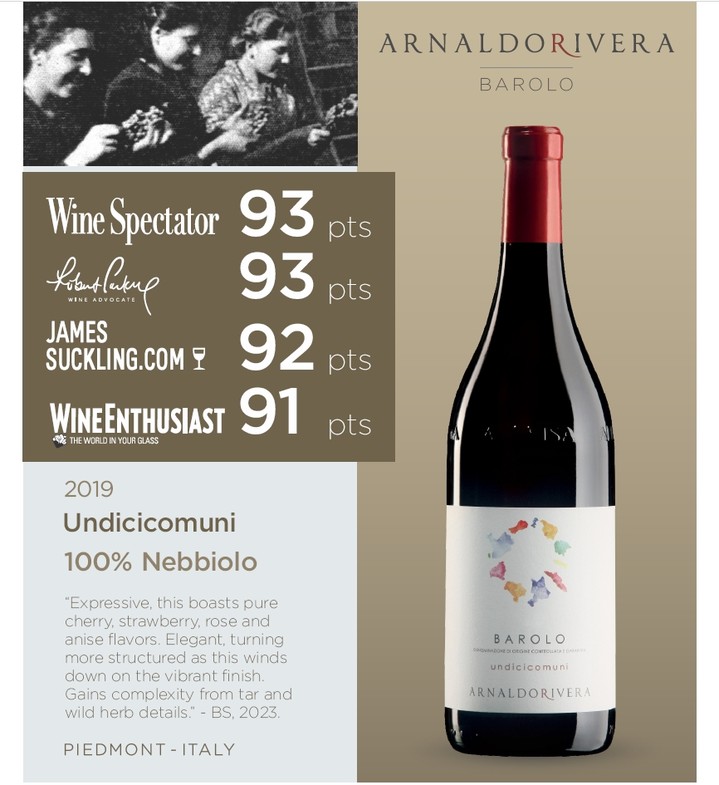The wine of Kings awaits 🍷🤴
Pair your perfect steak with the Arnaldo Rivera 'Undicicomuni' Barolo — the wine of kings and the king of wine. Savor the enchanting aromas of cherry, rose, truffle, and underbrush, with a fine yet firm palate of tart red fruit, dried herbs, and savory spice. This masterpiece is ready to delight now or cellar until 2040. An unforgettable experience starts here!
#BaroloWine #WineOfKings #ArnaldoRivera #WineLovers #FineWine