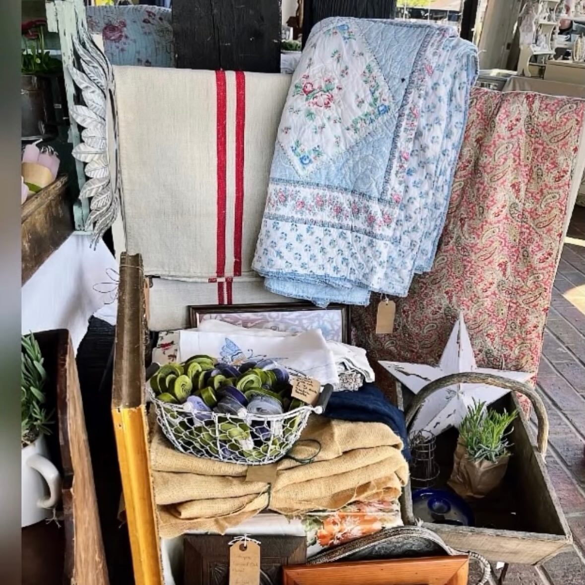 Introducing our Spring Brocante Exhibitors 🌿
@wherethegoodstuffis
A gorgeous collection of vintage finds, ceramics, textiles, ribbons and glassware all sourced & curated by lovely Estelle @wherethegoodstuffis 🤎
You’ll be able to find Estelle in the Jubilee Hall @larmertree with her large stand shared with Karen @thefleetingcustodian full of decorative treasures to share with you 🌿
Join us over the May Day weekend for another beautiful event in this stunning location 🌿
Sunday & B/H Monday 3 - 4th May
10 - 3pm each day
The Spring Brocante
Larmer Tree
Nr Salisbury
SP5 5PY
Artisan Makers | Textiles | French Brocante | Stationery | Art | Lifestyle & Wellbeing | Decorative Antiques | Vintage Treasures