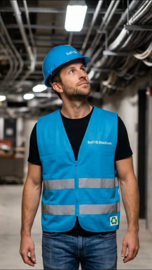 ✅ Safety gear should work hard and represent your brand just as well.
This custom branded safety vest for SoFi Stadium stands out in SoFi Blue, with reflective stripes and a bold dot logo on the back. HeadToToe can customize safety apparel for any brand, including vests, shirts, jackets, headwear, and more.
Retail-ready quality, custom details, and options built for your needs. Visit httapparel.com or contact HeadToToe for more info.
#BrandBuilders #FacilityManagers #CustomSafetyVest #BrandedApparel