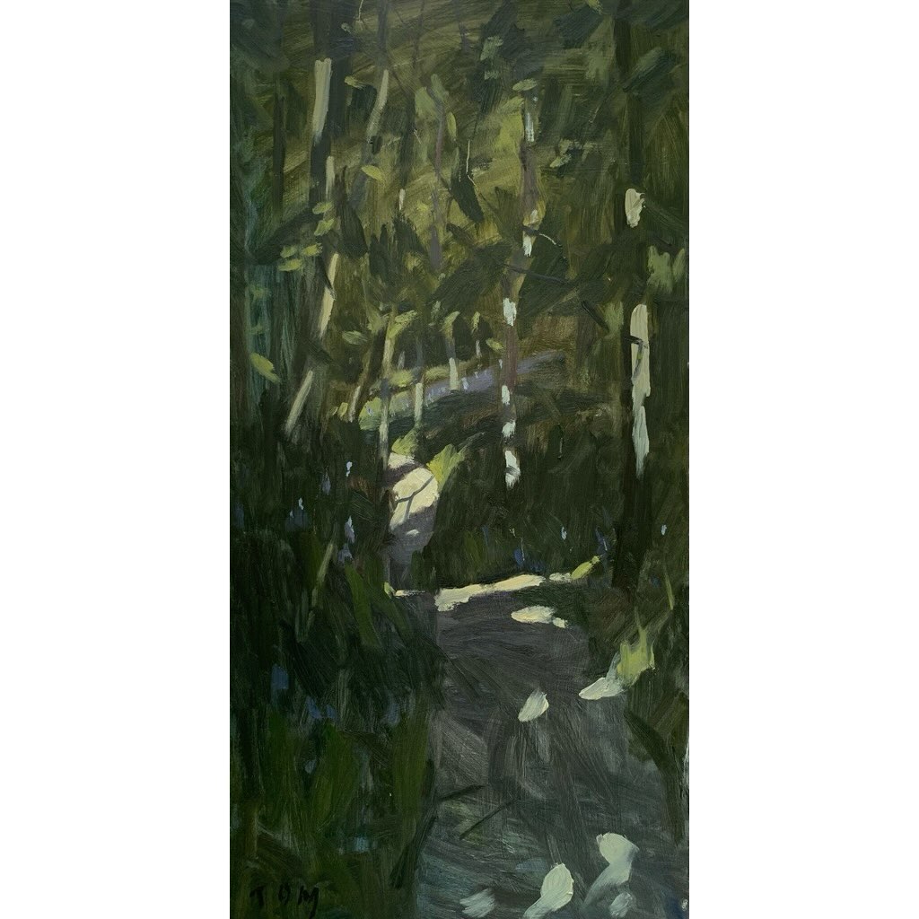 Last of the Bluebells with @terrykarl .
#pleinair #bluebells #oilpainting
