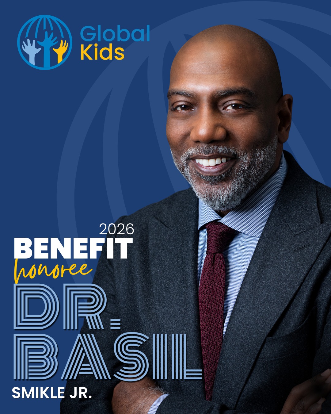 Global Kids community—mark your calendars! Our Annual Gala is only one month away!
This year, we recognize Dr. Basil A. Smikle Jr. ( @basilanthony ) our 2026 Global Citizen Award Honoree. Join us June 2, at the Council on Foreign Relations’ Harold Pratt House as we celebrate a leader in public service and civic engagement.
From shaping future leaders at Columbia University to inspiring active civic participation, Dr. Smikle exemplifies leadership, responsibility, and making an impact.
Let’s come together to honor his achievements and celebrate our next generation of global leaders!