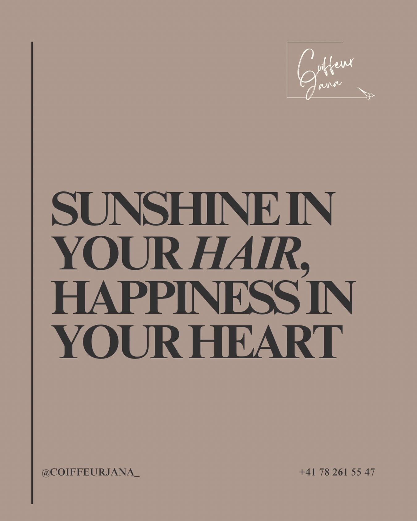 Sunshine im Haar, Happiness im Herzen ☀️🤍
Ein frischer Look, der nicht nur strahlt, sondern auch ein gutes Gefühl schenkt.
📩 @coiffeurjana_
🌐 www.coiffeurjana.ch
📞 +41 78 261 55 47
#coiffeurjana #schmitten #swiss #happines #lovehair