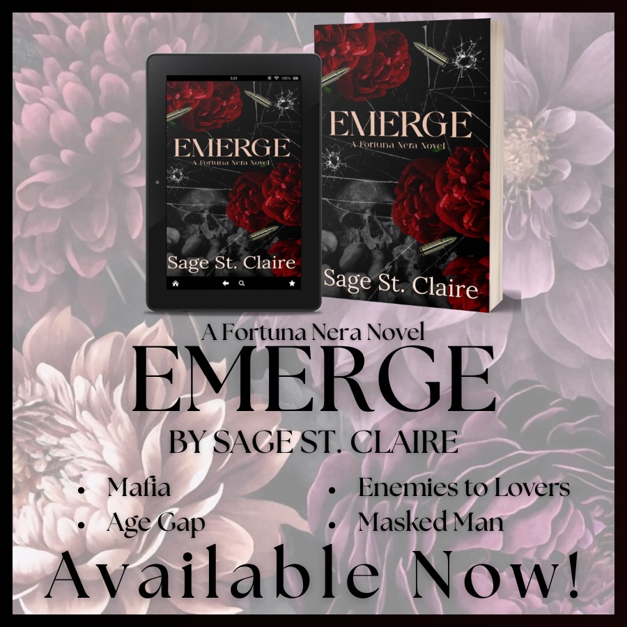 ❤️🔥EMERGE IS AVAILABLE NOW❤️🔥
I built my new life on caffeine and denial. A cozy coffee shop, an apartment upstairs, and not a trace of the drug-running chaos I grew up in years ago.
Peace, finally, until he walked in.
Sebastian Arsenio.
Dark suit. Cocky smile. Eyes that see too much.
He rents the apartment above my shop, pays in cash, and treats me like a challenge he intends to win. I tell myself he’s just another arrogant customer with too much money and not enough manners. But there’s something dangerous about him, something I can’t stop wanting.
He doesn’t know I’ve already survived one criminal empire. And I don’t know he’s hiding from his own.
Because Sebastian isn’t just my tenant. He’s a mafia king in exile... And when his past comes knocking, I’ll have to decide whether to lock the door...or let the devil in for one more night.
Get Emerge now on ebook, KU, and Paperback!
https://a.co/d/03aGcRhL
#mafiaromancebooks #darkromance #romancereader #maskedmen #agegapromance