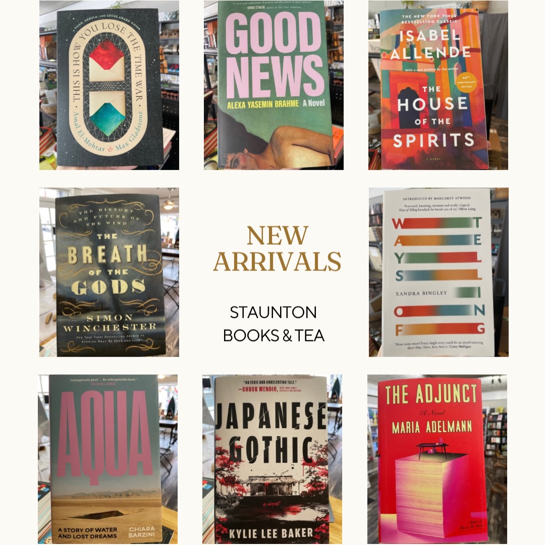 You might spot Chelsea unpacking new books every week 📚 Some of them disappear before they even make it to the shelves.
Here are a few titles we might still have… or maybe not 😉 Most of our books come in single copies, and we restock often—so if something catches your eye, don’t wait too long!
#Staunton #StauntonVA #DowntownStaunton ##StauntonLove VisitStaunton
