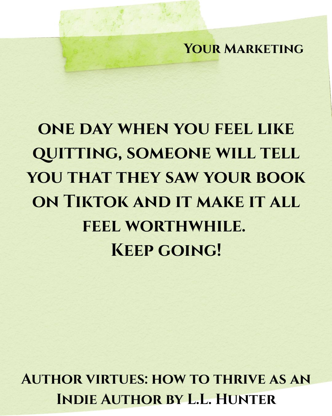 Social media marketing, especially creating reels, can often feel so hard!
But it doesn't have to be. We've all had those moments when you feel like quitting.
For more tips, get my book, Author Virtues: How to Thrive as an Indie Author: https://www.llhunterbooks.com/authorvirtues
