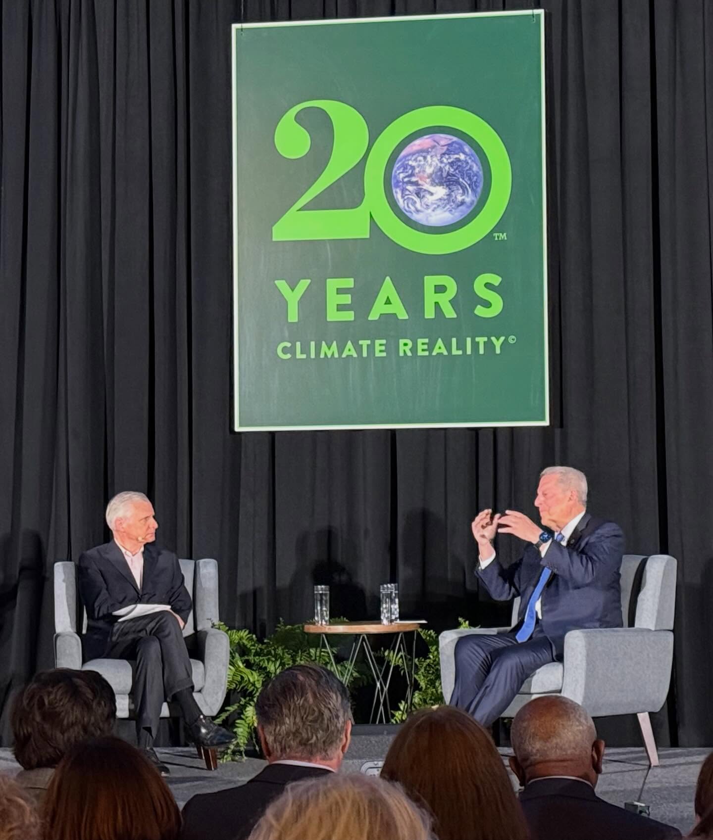 Hanging with two of my favorite Tennesseans. @algore @johnmeacham @climaterealityproject