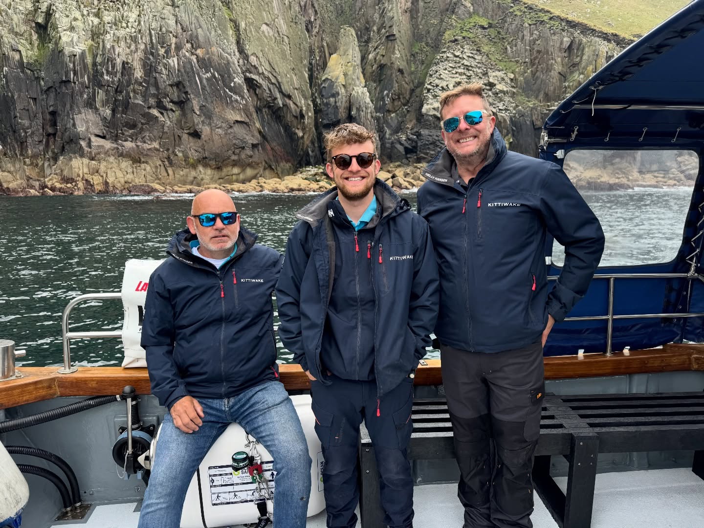 The dream team bringing our Lundy Island adventure to life today ❤️