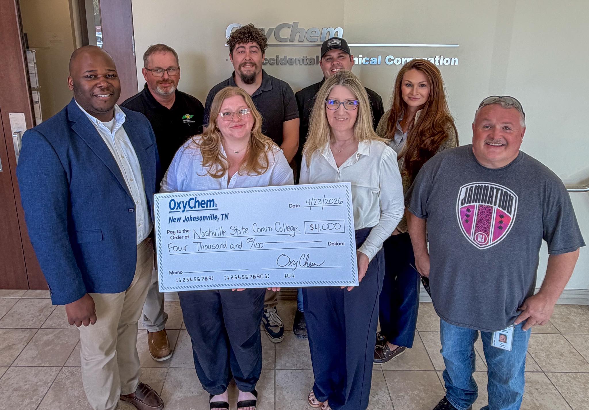 Since 2013, OxyChem has supported Nashville State Community Collegeās Industrial Processing Control Technician (IPCT) program, contributing $42,500 to date.
#NashvilleState #NSCCFoundation #StudentSuccess