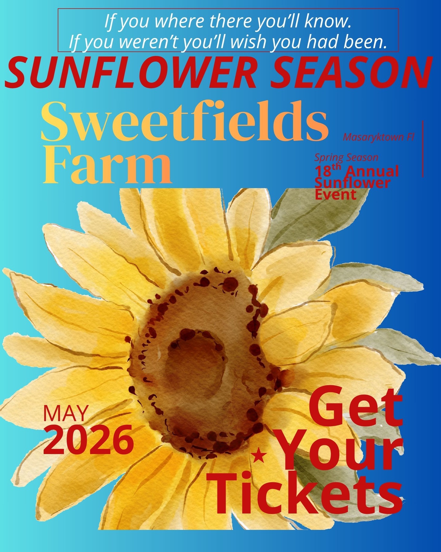 If you where there you will know.
If you weren't you'll wish you had been!
link for event information and tickets: located in bio
#sunflowers #thingstodo #Florida #flowers #fun #weekend #family #event #bucketlist