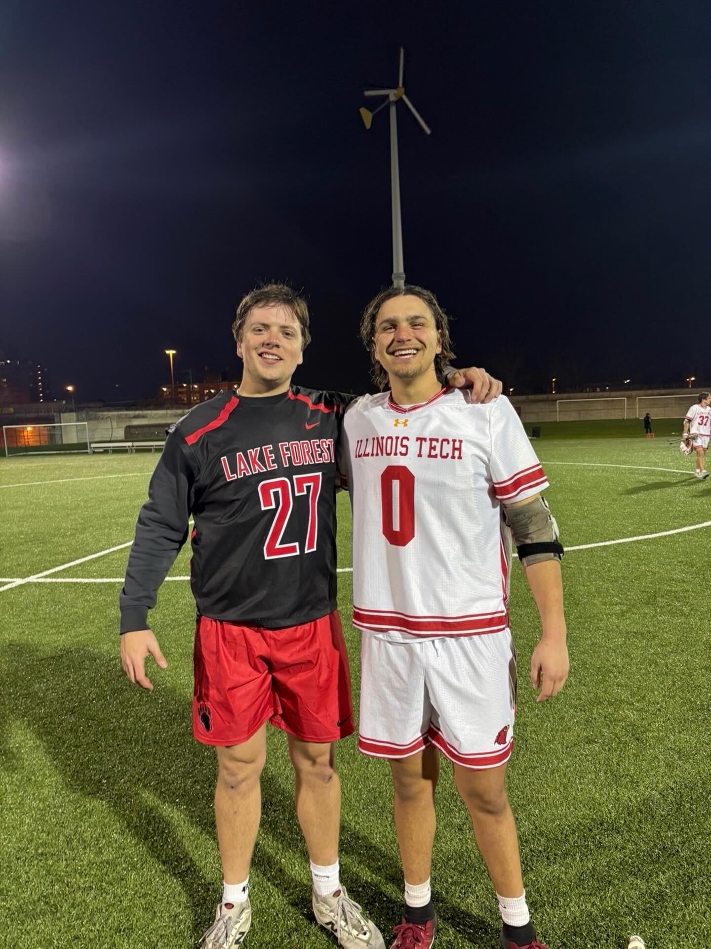 Last match-up between Pali Alum 🤝🔵⚪️ @lucasschepsbrown @summertimesosa