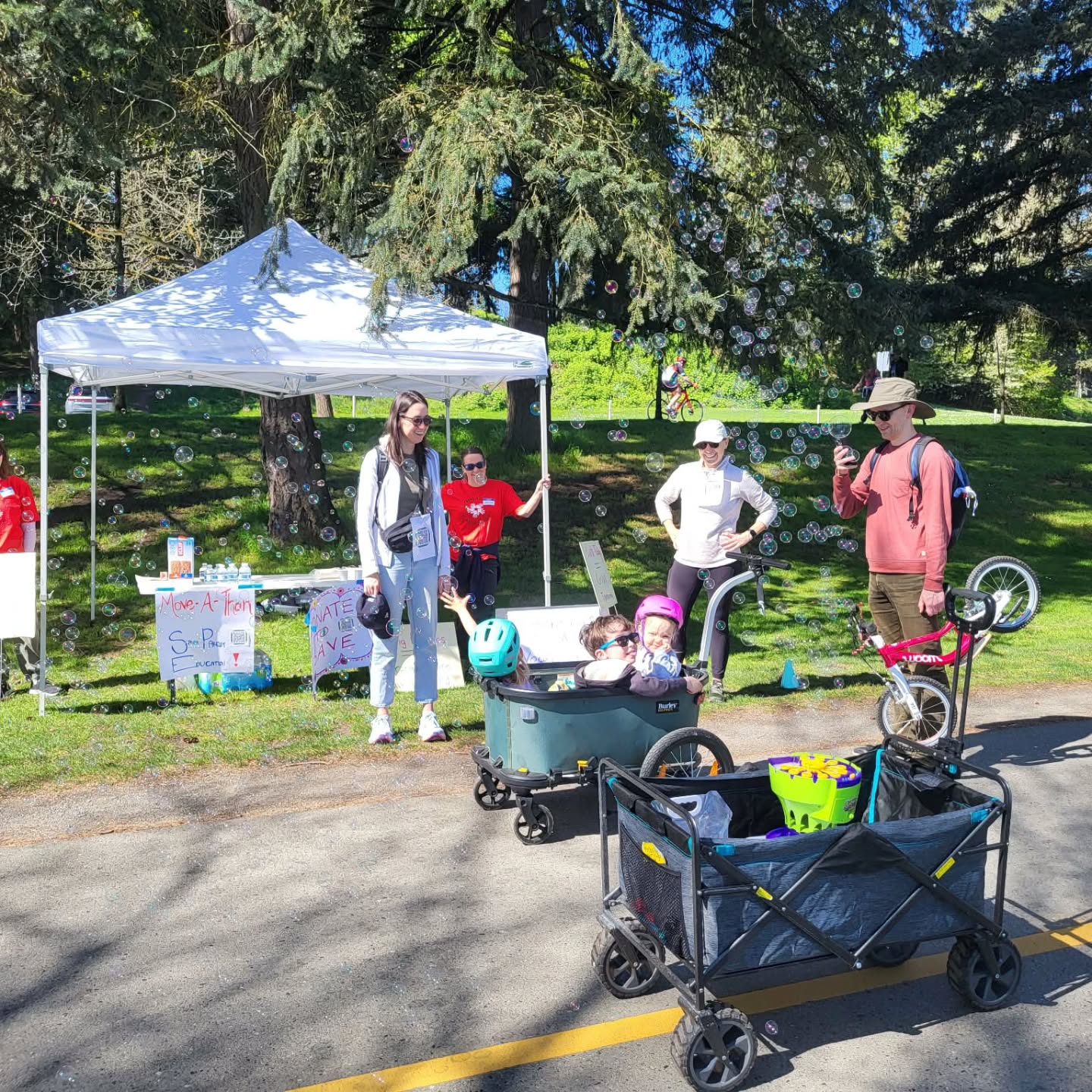 Move-a-thon happening now at Greenlake!