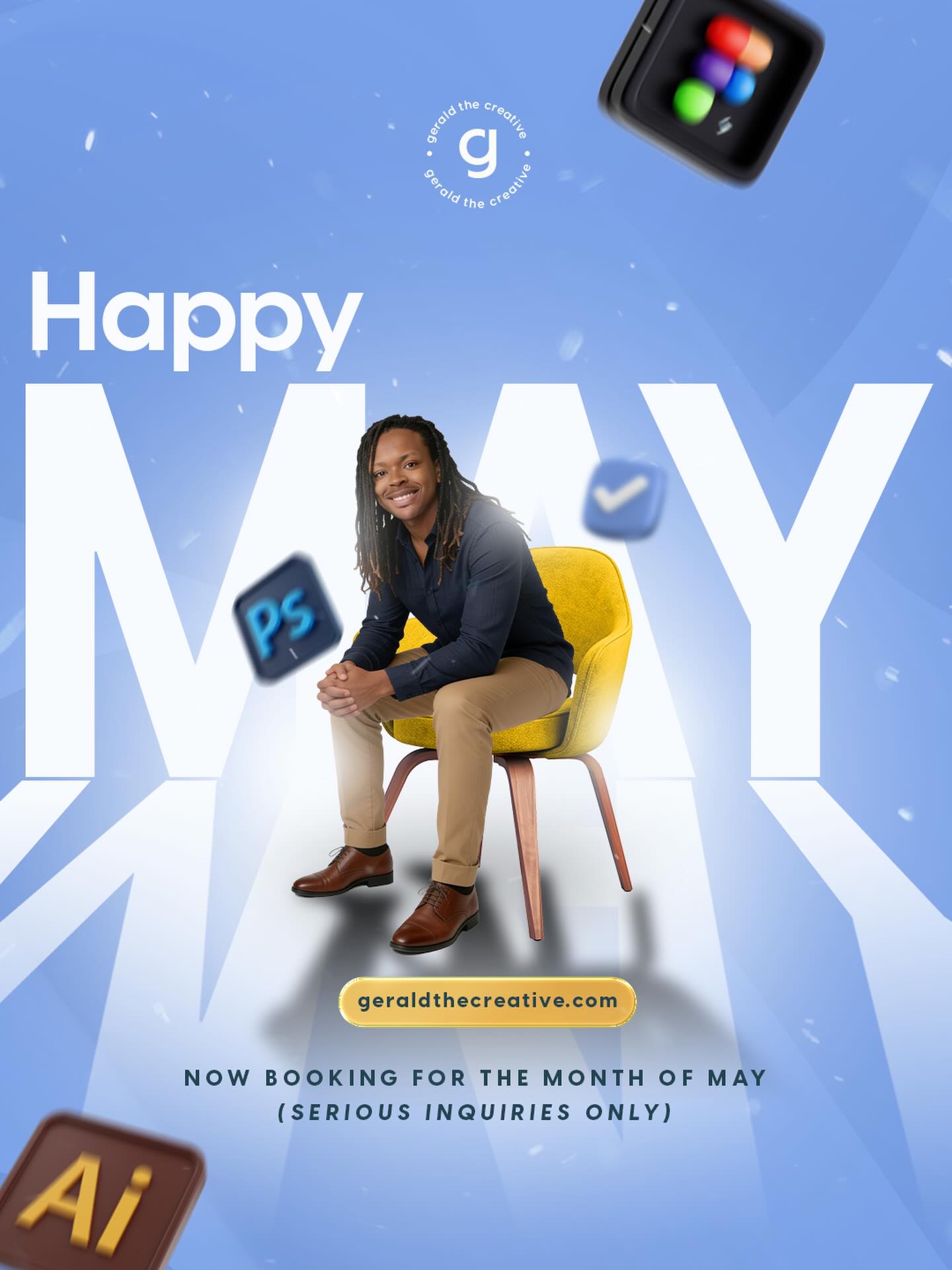 May is open for brands that are serious about growth, positioning, and long-term impact.
Let’s build something together | geraldthecreative.com