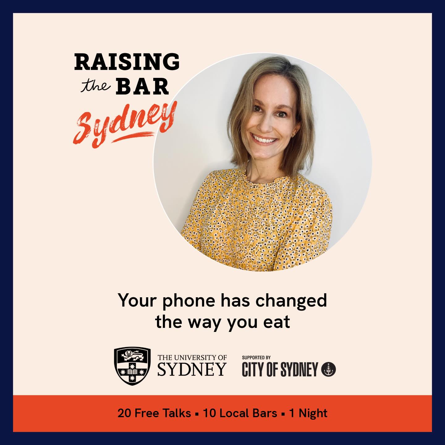 Stephanie will be speaking at Raising the Bar Sydney on 7 May
Her talk, โYour phone has changed the way you eat,โ explores how young peopleโs food environments no longer live in supermarkets and school canteens. They live in pockets: shaped by delivery apps, social media, and algorithms designed to sell, often in ways we canโt see.
Stephanie has spent her career studying how digital and physical environments shape what adolescents eat and how healthy they grow up to be. Her research does something unusual: it invites young people to help redesign the system. Because healthier futures donโt get built without the people who have to live in them.
๐ The Toxteth, Glebe
๐ก 6:30โ7:15pm
๐๏ธ Free event
Join us for a pub talk on digital health, food environments, and youth-led change.
Register here:
๐ https://www.rtbevent.com/stephanie-partridge
@raisingthebarevent @sydney_uni @thetoxteth