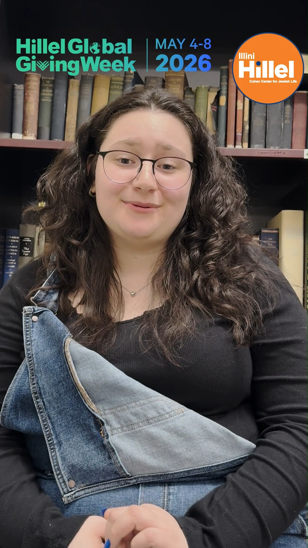 Hillel Global Giving Week is just ONE WEEK AWAY!!!
Hear how Valarie found her place at Hillel and make your early matched Hillel Global Giving Week gift at donate.illinihillel.org. Keep an eye out for more student stories shared here over the next week.