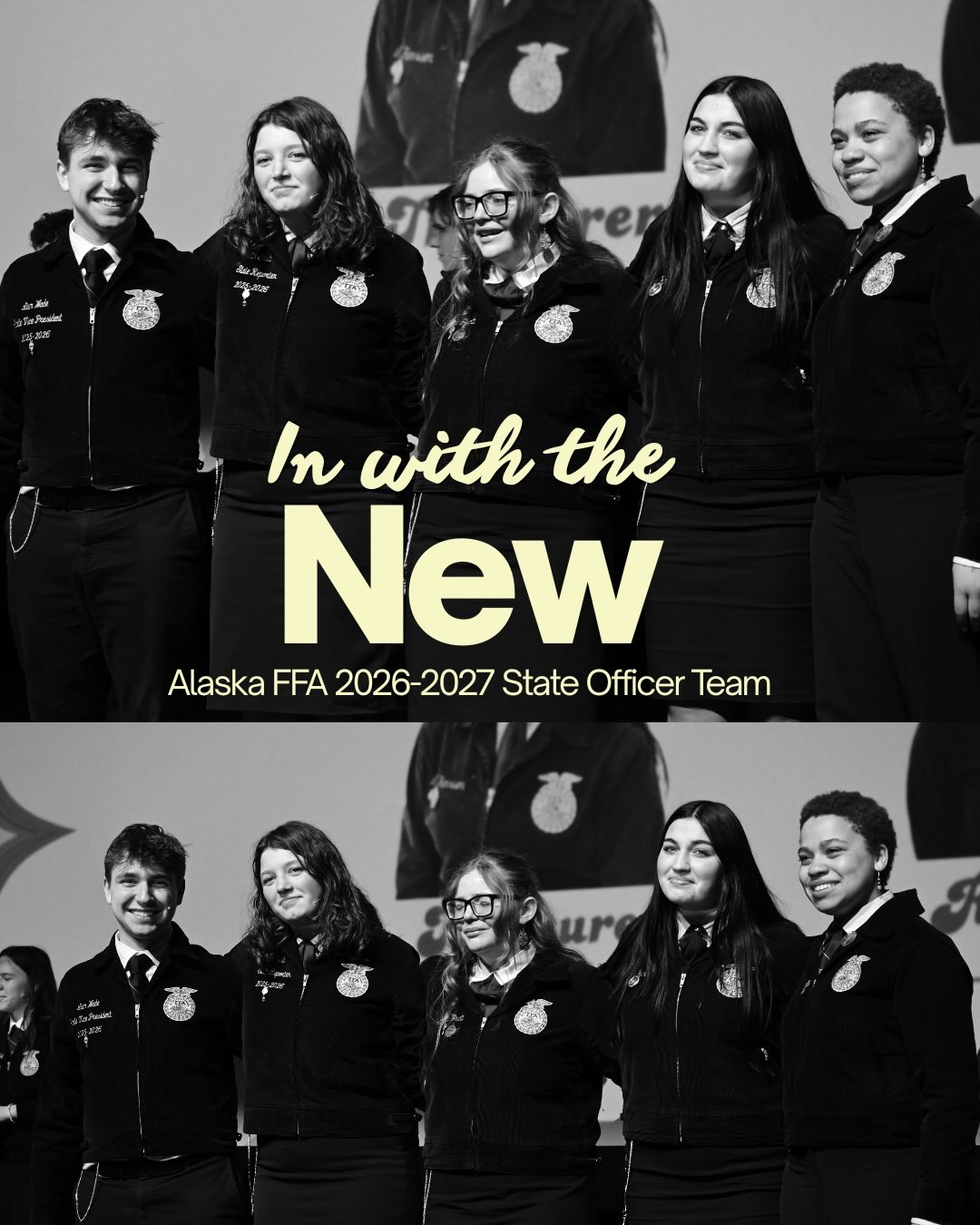 Welcome the 2026-2027 Alaska FFA State Officer Team!!!