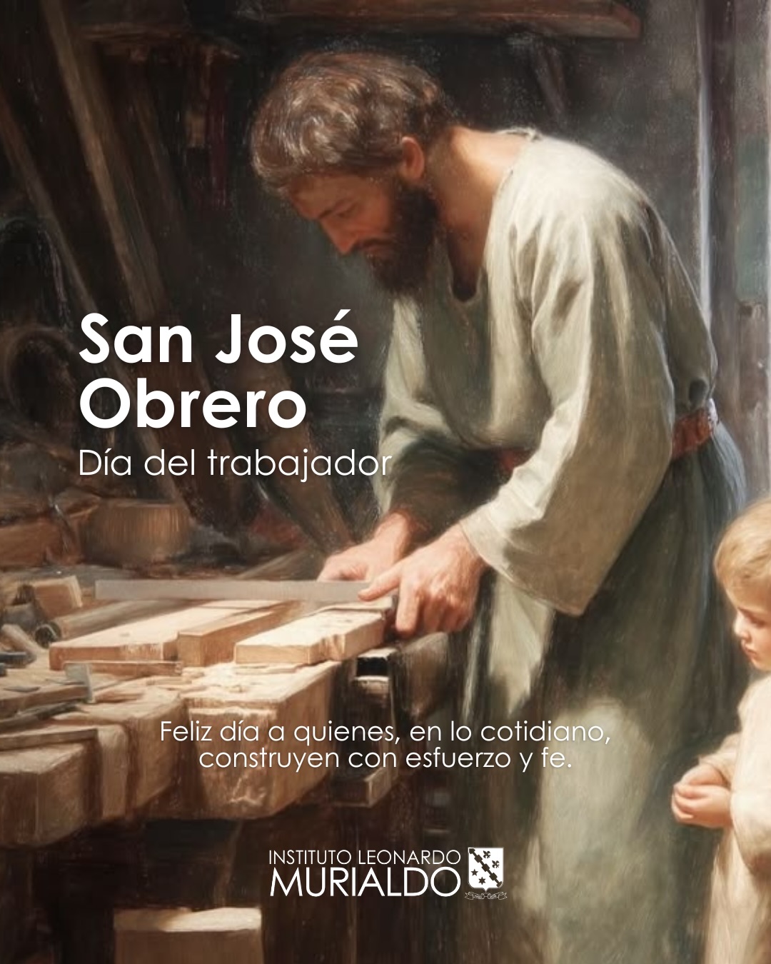1 de mayo - Día del trabajador
Siguiendo el ejemplo de San José y San Leonardo Murialdo, celebramos el trabajo como una misión de amor. Que cada tarea cotidiana sea una oportunidad para servir con alegría .
¡Feliz día a quienes ponen el corazón en su labor!❤️💛💙