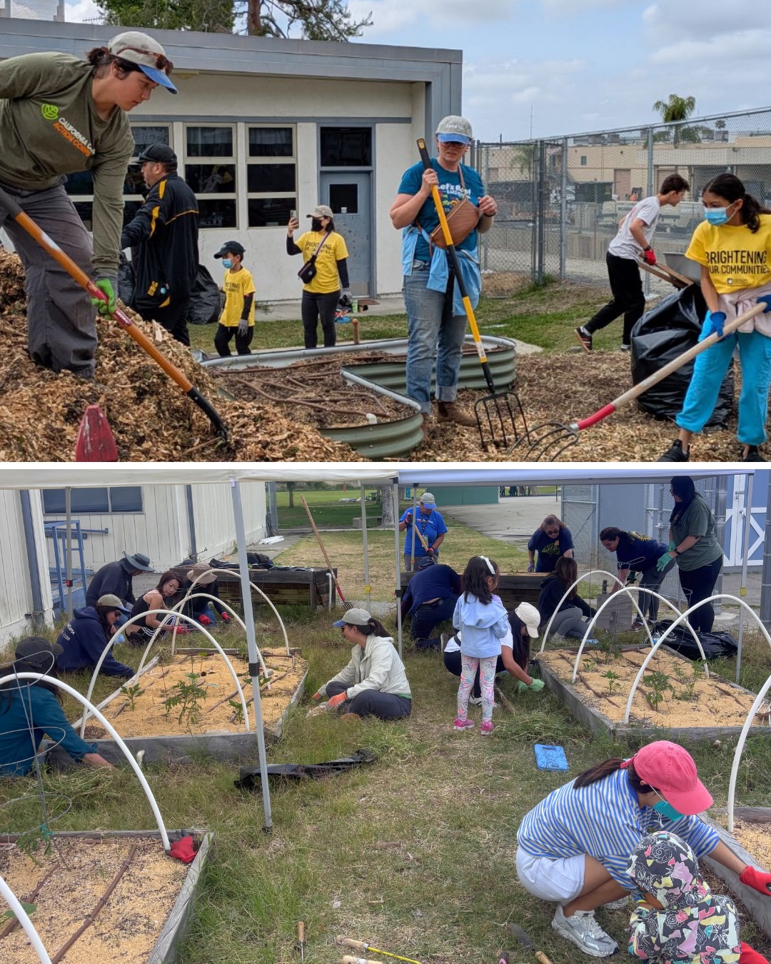 And that’s a wrap on Spring Care Day - caring for two of our school gardens at the same time 🌱
Huge shoutout to our community volunteers, @sce, and Golden Star Technology for showing up today and being ready to weed, mulch, and do everything in between. Because of you, students at Plymouth and Bradoaks Elementary now have tidied spaces to learn, grow, and connect with the environment 💚
To close out National Volunteer Week, we also want to give a special thank you to volunteers everywhere. Volunteerism is truly at the heart of everything we do. As a small team, our programs wouldn’t be possible without you all who show up again and again. We’re so grateful for each and every one of you 🌿