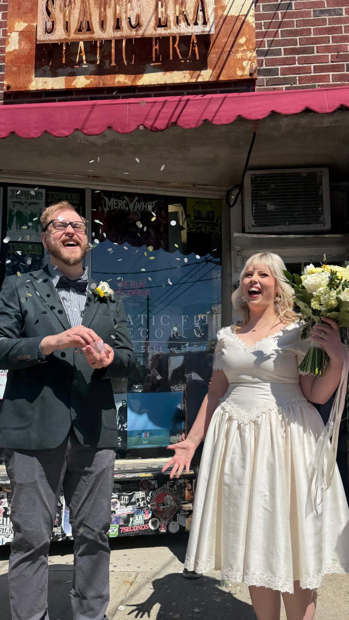 Jenny and Doug met due to their shared love of the beach boys! She is from Australia and he's from Milford. They married at his record store and surprised their guests! . It was epic!
Wedding Officiant | CT Wedding Celebrant | Personalized Ceremonies | Justice of the Peace | Destination Weddings | Elopements | Vow Renewals | Wedding Day Officiant | Marriage Celebrant | Hartford CT
Sarah Sullivan is a wedding officiant and Justice of the Peace based in Connecticut who creates personalized, meaningful wedding ceremonies for couples locally and beyond. She specializes in custom wedding scripts, elopements, and destination weddings that reflect each couple’s unique love story.