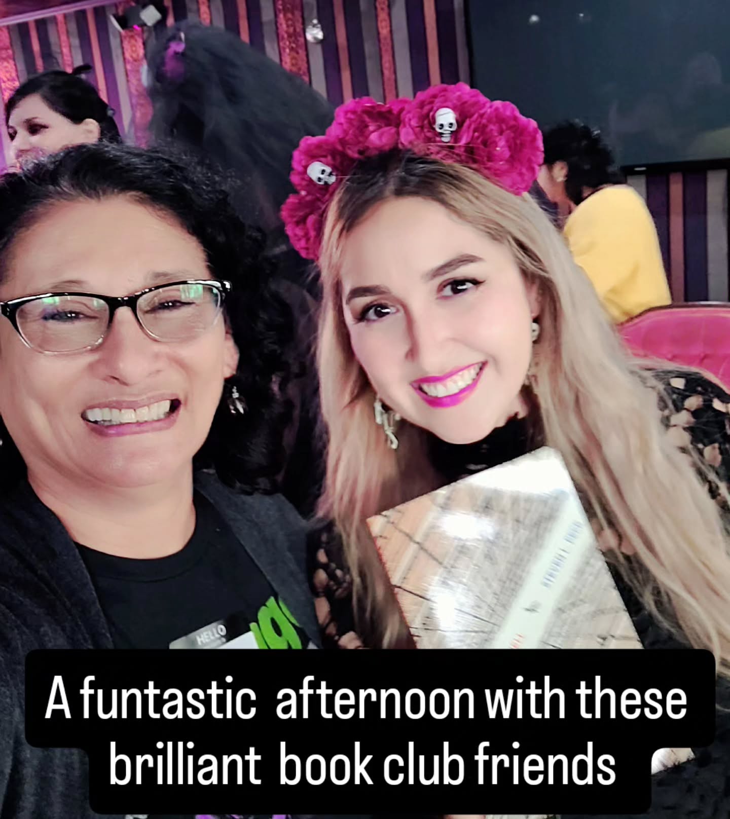 Book Club friends bring a special kind of happiness that truly feels magical & empowering 🌟📚🤗❤️🔥🌼✨️
#booksbringpeopletogether
#bookclubsrock
#localcommunityspirit
#friendshipandkindness
#readersdelight
@thegrimreadersoflongbeach