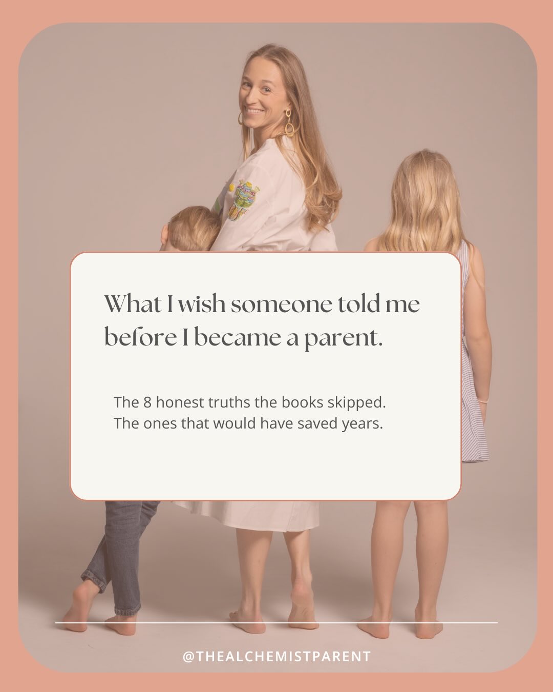 No one handed us a map.
Because the most important journey we will ever take - RAISING A HUMAN BEING - is still somehow the one we are expected to figure out alone, in silence, while pretending we are fine...
These are the truths I wish someone had whispered to me before I became a parent. Not to scare me but so I would have known: the confusion is not a sign you are failing. It’s a sign you are awake.
Save this for the hard days. Share it with a parent who needs to feel less alone 💜
#thealchemistparent #consciousparenting #parentingtruths #motherhood
