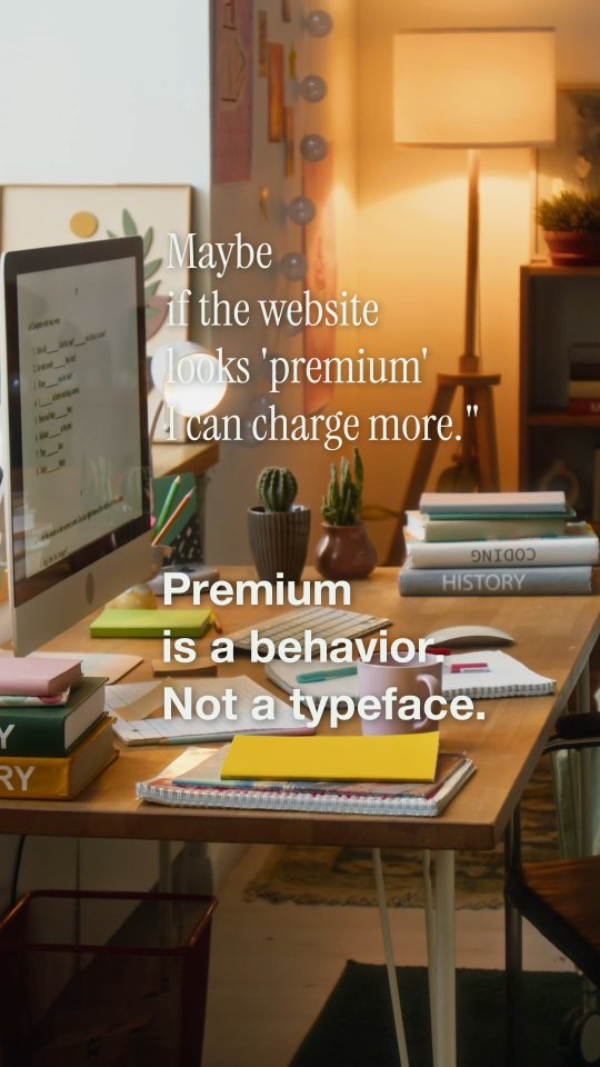 A "premium" website doesn’t exist in a vacuum. You can choose the most elegant serif typeface, use the perfect muted color palette, and have the cleanest grid in the world—but if the behavior of your brand is cheap, the aesthetic won't save you.
Premium is the speed of your site.
Premium is the clarity of your strategy.
Premium is the sovereignty of your data.
We don't just design "expensive" interfaces; we build the high-fidelity infrastructure that allows you to behave like a leader. Stop decorating your problems. Build an architecture.
#3TADesign #cynical #Truth #branding #premiumdesign