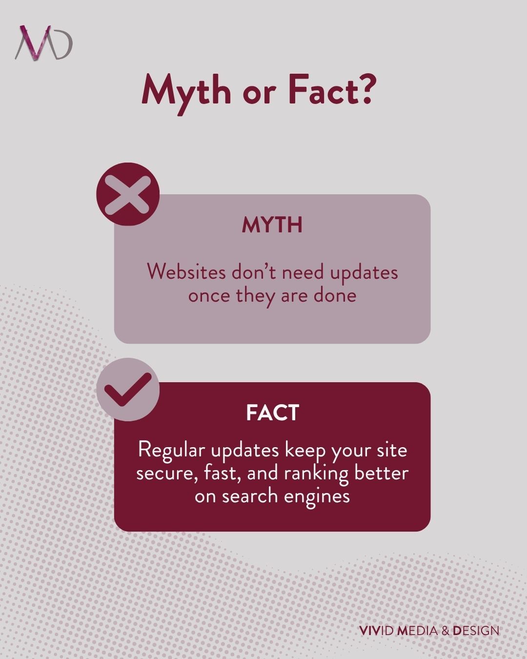 A website should never be left idle 🌐
Updates keep it secure, fast, and visible to the right audience 👀. Without them, performance and trust slowly drop.
If your site hasn’t been touched in a while, it might be costing you results 📉
Let’s make your website work harder for your business 📁
Check us out at www.vividmediadesign.au�
#VividMediaDesign #NewsletterDesign #EmailMarketing #CreativeStudio #SocialMediaManagement #DesignThatConnects #DigitalDesign #VisualStorytelling #CreativeInspo #ContentDesign #ModernDesign #WebsiteGoals