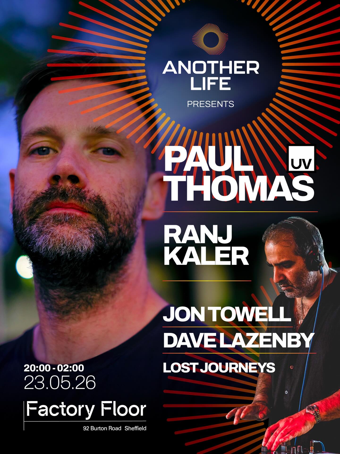 We welcome @djpaulthomas @ranjkalermusic to Sheffield in a few weeks! 23/5/26 - ticket link in our bio. Support from residents @jontowell @davelazenby70 as well as Nottingham’s @lostjourneys_djs
.
See you at the front!