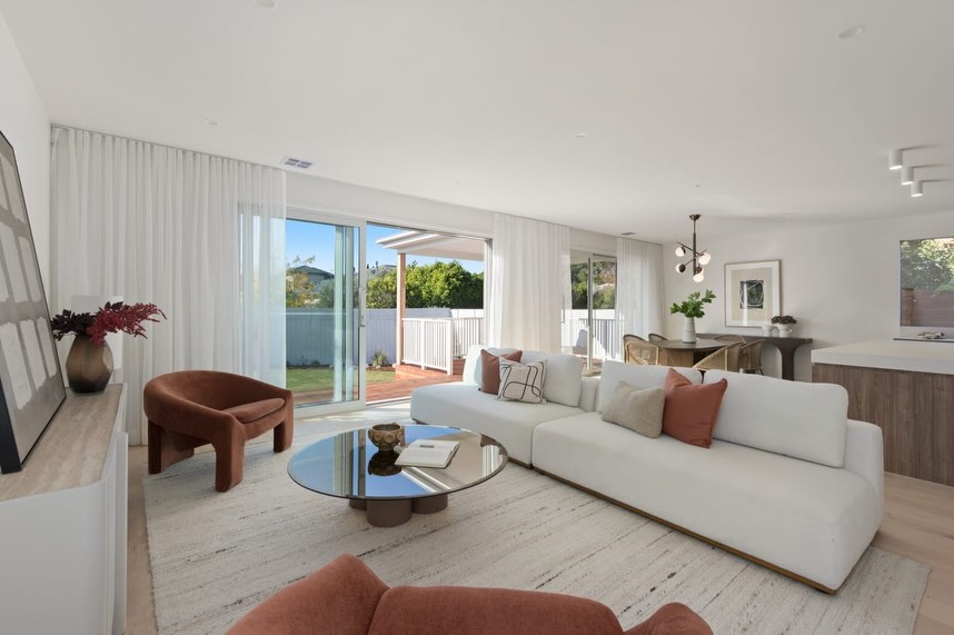 Soaking up northerly sunshine in this brand new residence, it redefines family living.