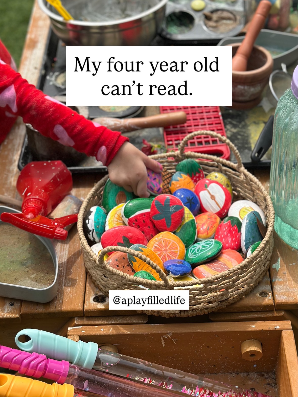 If your 4 year old can read I think that’s a beautiful thing.
The message in this post is simply to guide you back to the foundational skills. The importance of play. The need to lay the foundation!
The foundational skills: the social skills, the motor skills the social/emotional skills…THEY MATTER!!
Any educators want to weigh in their thoughts in the comments?!