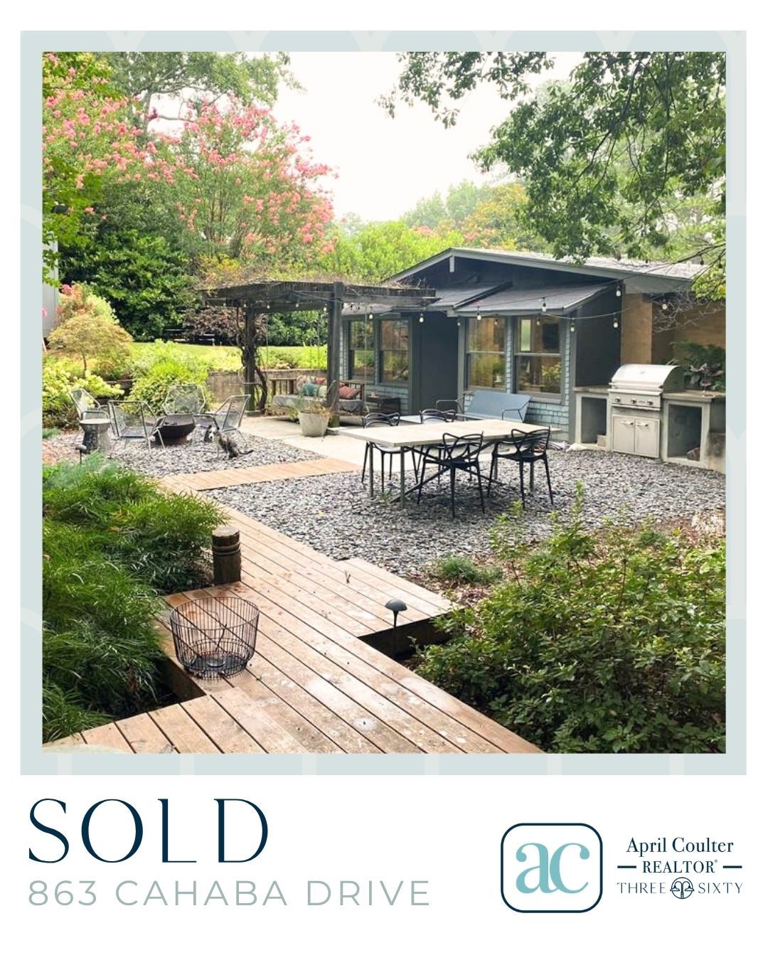 SOLD! 🎉
📍 863 Cahaba Drive | Auburn, AL
This beautifully updated single-level home just minutes from downtown Auburn found its new owners! With vaulted ceilings, exposed beams, fresh updates including new flooring, paint, and roof, plus professionally landscaped outdoor spaces and a detached studio, this one checked all the boxes.
Congratulations to the new homeowners and to the sellers on a smooth transaction!
Thinking about buying or selling in Auburn? Let's talk strategy and timing.
📲 334.618.5190
💻 aprilcoulterrealtor.com
#sold #auburnrealestate #threesixtyrealestate #leecountyrealtors