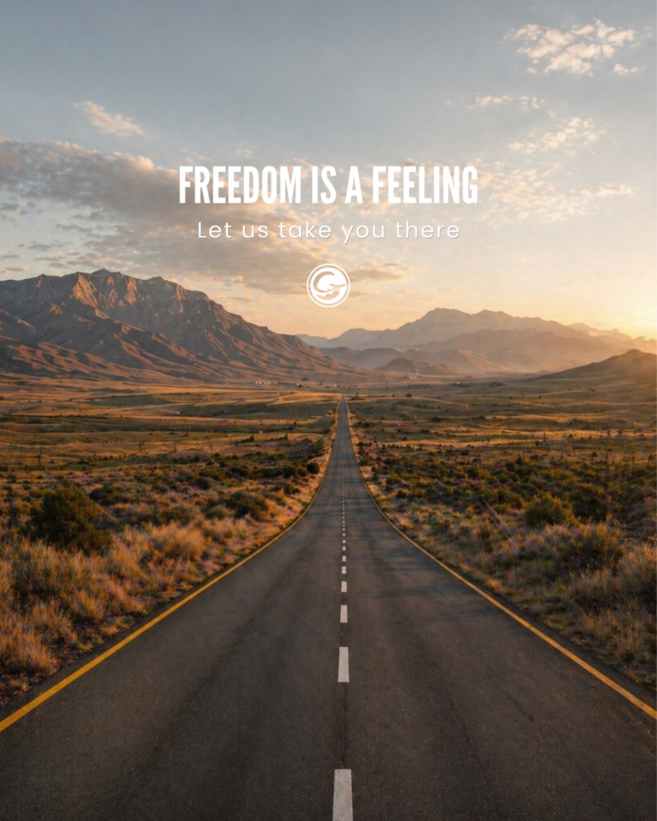 Freedom is a feeling, let us take you there.
We have the freedom to see the world.
Not just dream about it.
Not just save it for someday.
But to go.
To explore.
To live it.