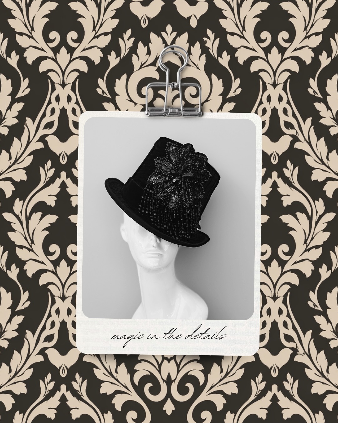 The closer you look, the better it gets. Hand-applied detail, rich texture, and a little bit of drama—because subtle is overrated.
#LAProvoDesigns #LuxuryDetails #FestivalFashion #StatementHat #ArtisanMade