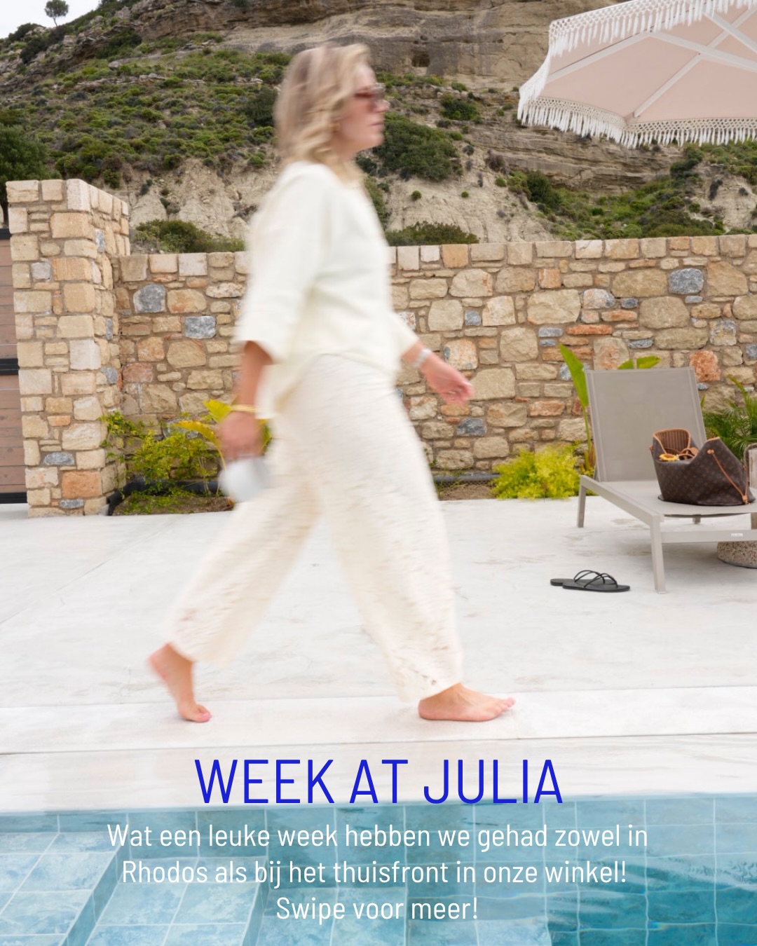 WEEK AT JULIA 💙🤍Swipe voor meer!
www.juliabybb.com
#juliabybb #rhodos #fashionshoot #juliass26