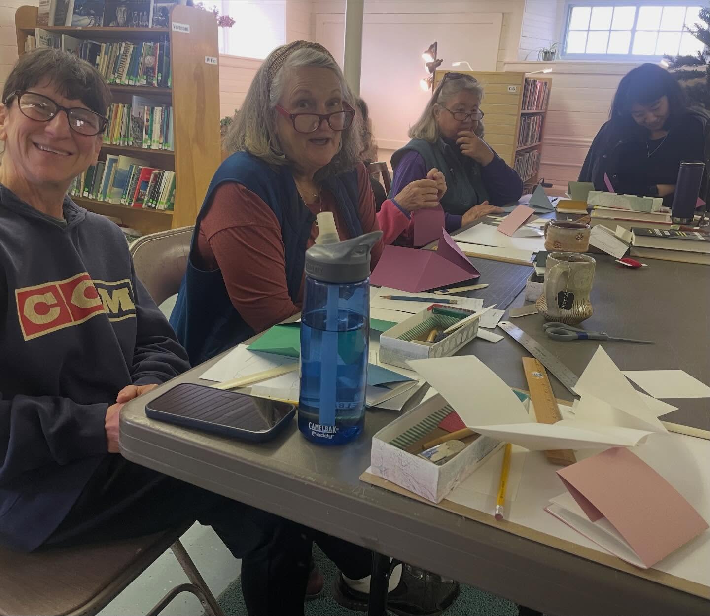 Really fun day today, making wee books with artist Jane Ploughman! Happy National Library Week everyone!