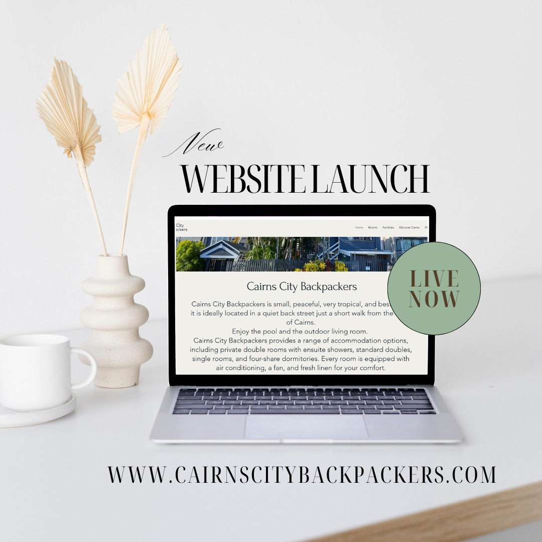 We’re live! 🎉
You can now book direct on our website, check live availability anytime, and have a look through our tours and latest hostel updates.
Jump on, have a browse, and see what’s new 🌴✨
www.cairnscitybackpackers.com