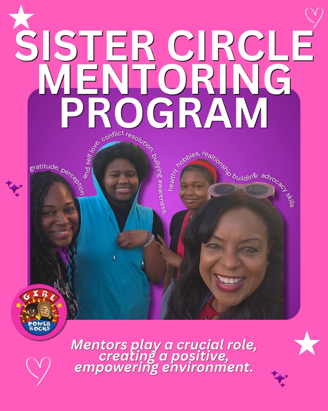 Through the Sister Circle Mentoring Program, women Like Aisha and Vicky are helping girls grow in confidence, set goals, and believe in their future. This trip the girl went to the Miami Dade Youth Fair and had a ball!