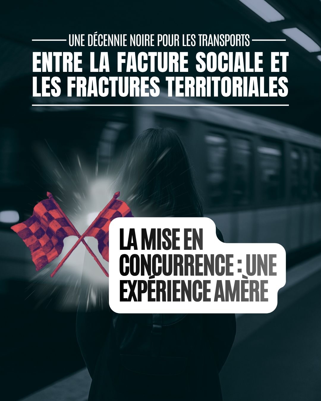 6/7 La mise en concurrence : expérience amère pour les usagers et agents.
Sous couvert de modernisation, c’est une course au moins-disant qui dégrade tout sur son passage :
+1500 courses annulées par semaine.
Des conditions de travail sacrifiées et des agents en sous-effectif.