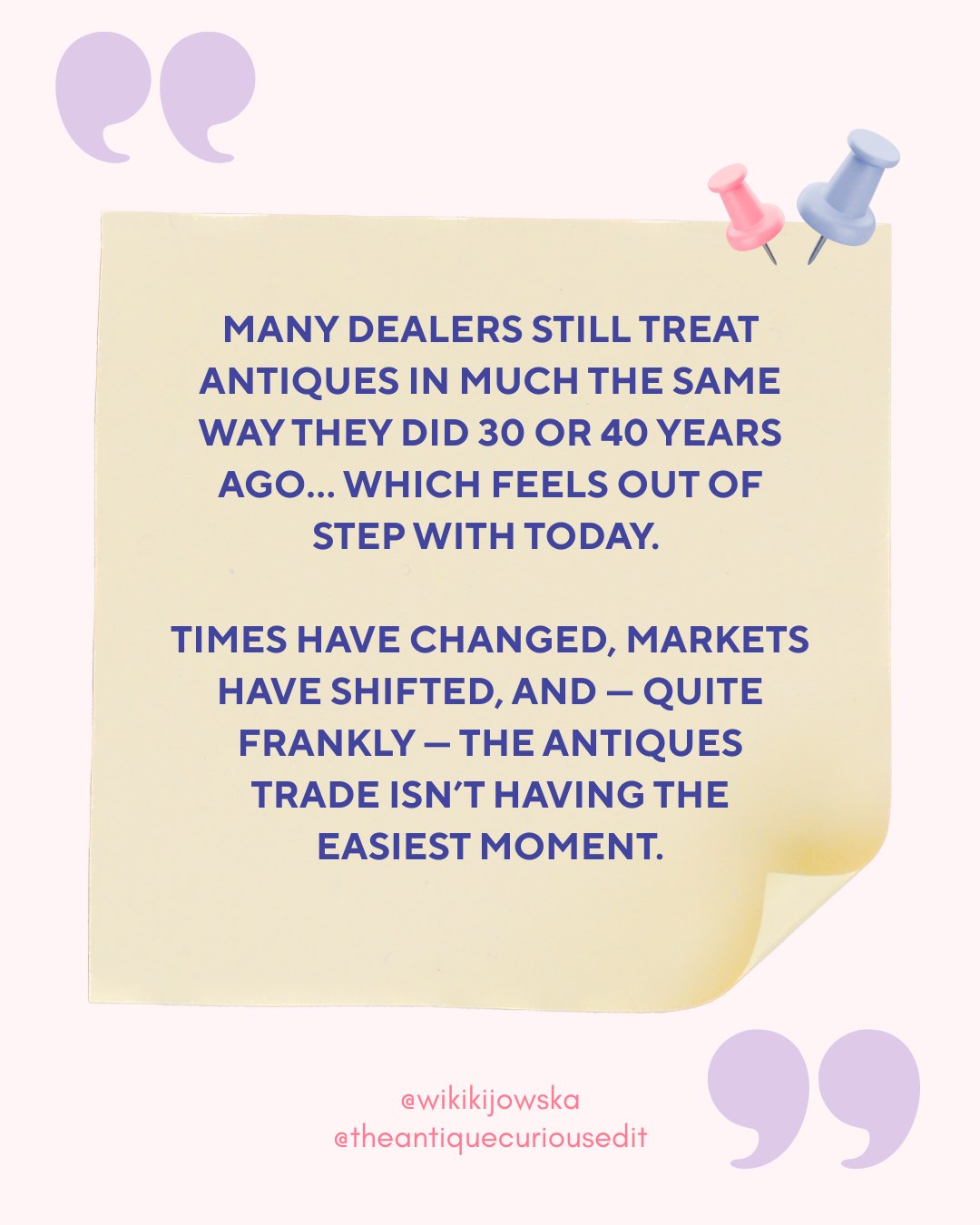 My first OPINION PIECE is live on @theantiquecuriousedit Substack!
I discuss why I think many antique dealers are stuck in the past and why there needs to be a shift in how antiques are displayed at fairs. I mean... why are antiques so often cursed to live behind glass cabinets? 👀
I'd love to hear your thoughts on how displaying antiques can be made more appealing and engaging. 🤔 If you’re an antiques dealer, how do you decide how to display your pieces, whether in your shop or at a fair?
Read the full article over on Substack - the link is in my bio! 🔗
•
•
#antiques #antiquesofinstagram #exhibitiondesign #design #opinion