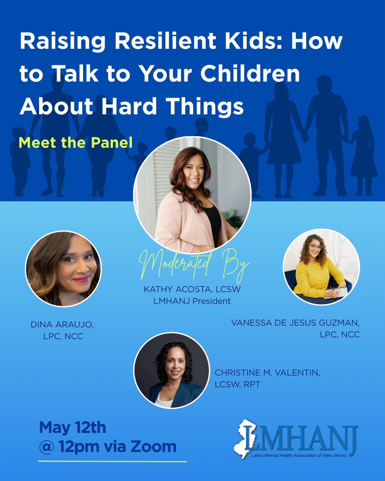 How do we talk to our kids about the hard stuff… without having all the “right” words? 💭
Join Latino Mental Health Association of New Jersey for Raising Resilient Kids: How to Talk to Your Children About Hard Things. A free virtual panel for parents, caregivers, and professionals who want real talk and practical tools. Moderated by our President @kathy.acosta.fig in collaboration with @counselorvdejesus @christinemvalentin @therapycondina
🗓 Tuesday, May 12
⏰ 12–1 PM
💻 Virtual on Zoom
We’re diving into conversations around grief, divorce, scary news, racism, family stress, mental health, and more. With expert therapists sharing age-specific guidance from little ones to teens.
Because talking about hard things doesn’t have to mean having perfect answers. Sometimes it starts with knowing how to begin.
Expect:
✨ Practical tips you can use right away
✨ Honest conversation about raising resilient kids
✨ Live Q&A (bring your questions, nothing is off the table!)
✨ Community, support, and zero judgment
Whether you’re parenting, caregiving, or supporting families professionally, this one’s for you.
No perfect parenting required, just curiosity and care.
👉 Register through the link in bio
#lmhanj #raisingresilientkids #̭parentingtips