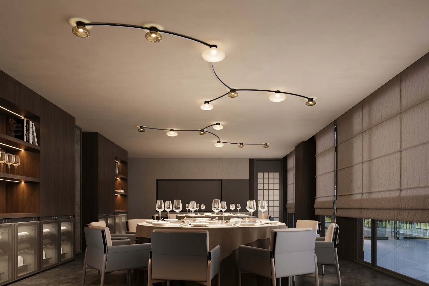 Discover #Gregh by @canginietucci_italy ✨ Bring the magic of the cosmos into your home. Inspired by the complexity of constellations, this modular lighting system is an astral journey for your interior. Its unique "satellite" design allows you to create your own brilliant network of light, expanding horizontally or vertically just like a map of the stars. Crafted from noble borosilicate glass and sleek metallic orbits, Gregh floats in your space with effortless grace. Whether you choose the deep allure of Black Carbon or the refined glow of French Gold, each configuration is a unique masterpiece of Italian craftsmanship. Design your own universe and let the light transform your atmosphere. Explore the infinite possibilities of the Gregh collection 💡. Design by Luca Turrini – Format Design Studio. #hektorlight #LightingDesign #ItalianDesign #LuxuryLighting