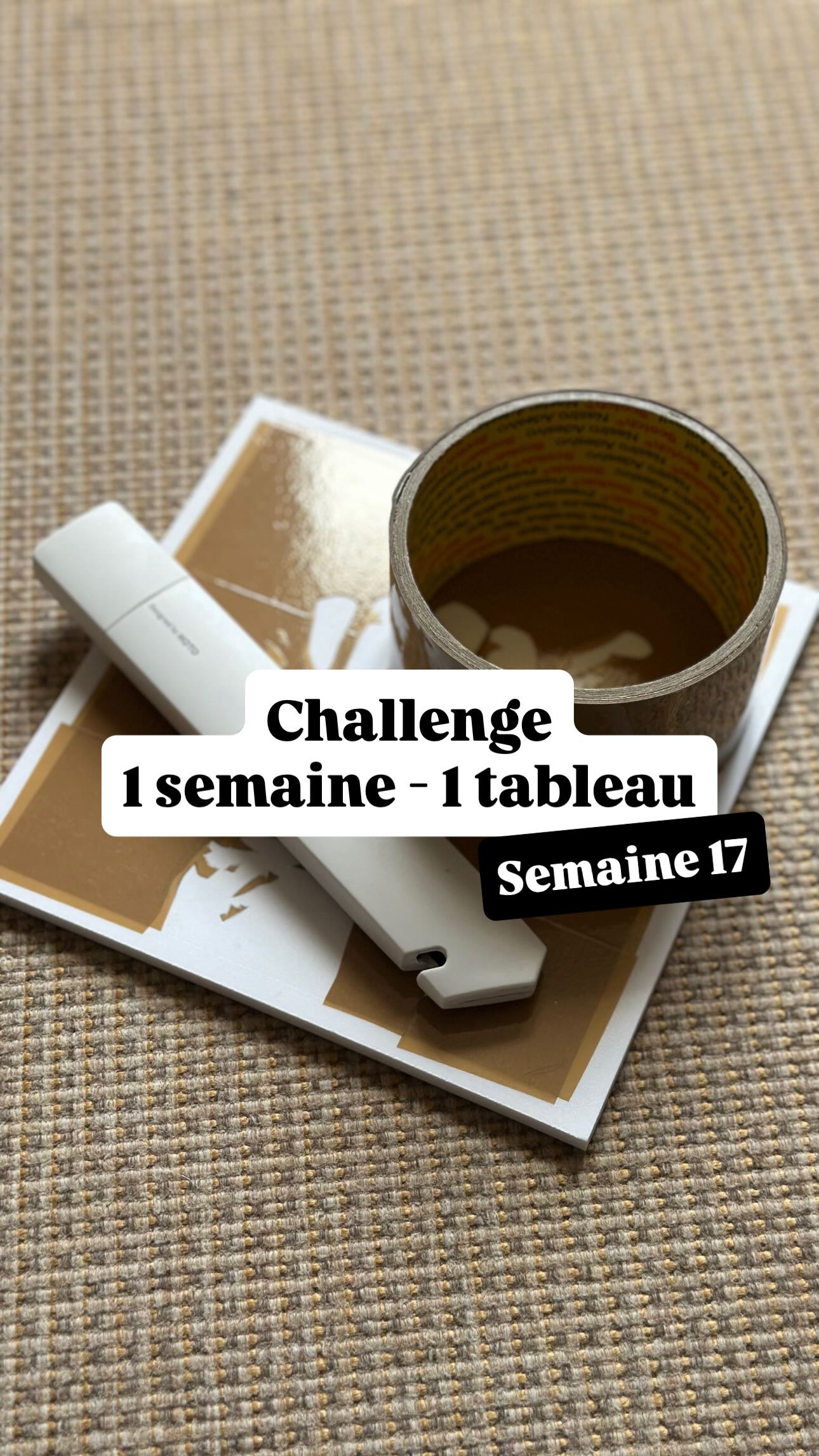 Challenge « 1 semaine - 1 tableau »
SEMAINE 17 - « A »
.
Un mois de mai sous le « signe » de l’amour, du partage, de l’échange… « A »… et puis les autres…
.
#artcontemporain #tapeart #art #collage #scotch