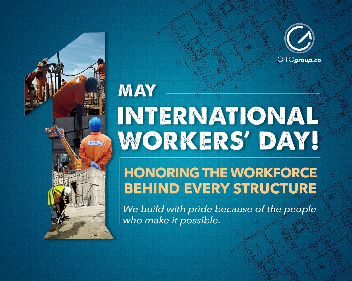 On this special day, we honor the dedication, strength, and resilience of every worker who makes things possible. From early mornings to late nights, your commitment lays the foundation for everything we achieve.
Thank you for your hard work in what you do. This day is for you!
Happy International Worker’s Day from all of us at OHIOgroup.
#ohiogroupuae #internationalworkersday #laborday #abudhabibuilders #uaeworkforce