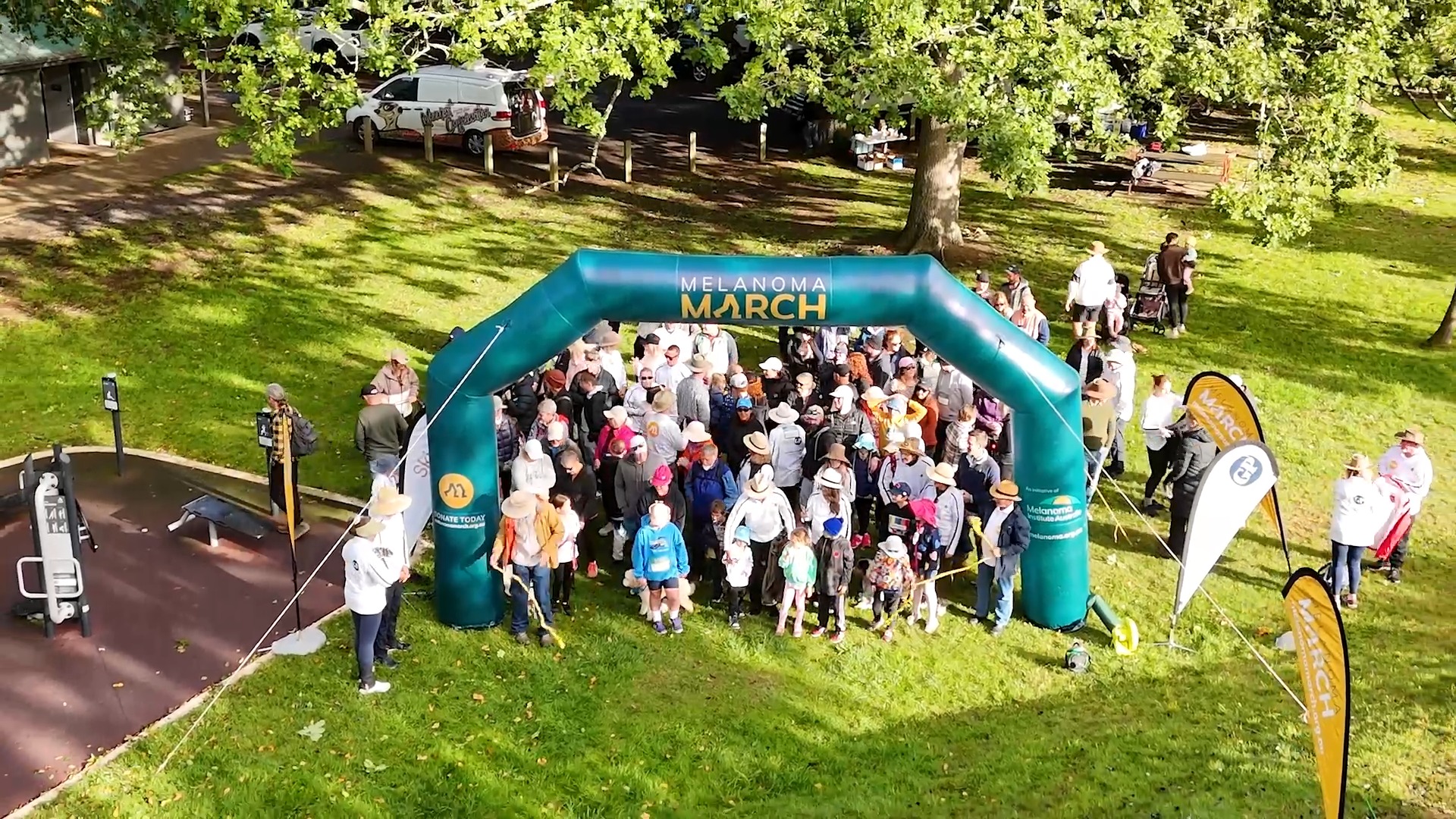 What a turnout for Melanoma March in Woodend.
We were on the ground with @skingp_ to capture the event - drone coverage, photography and video from one of the most important community health events on the Macedon Ranges calendar. The crowd spoke for itself, and with more than $13,000 raised so far, the impact goes well beyond the day.
Proud to play a small part in helping tell this story.
#woodend #macedonranges #melanomamarch #kgmgcreative