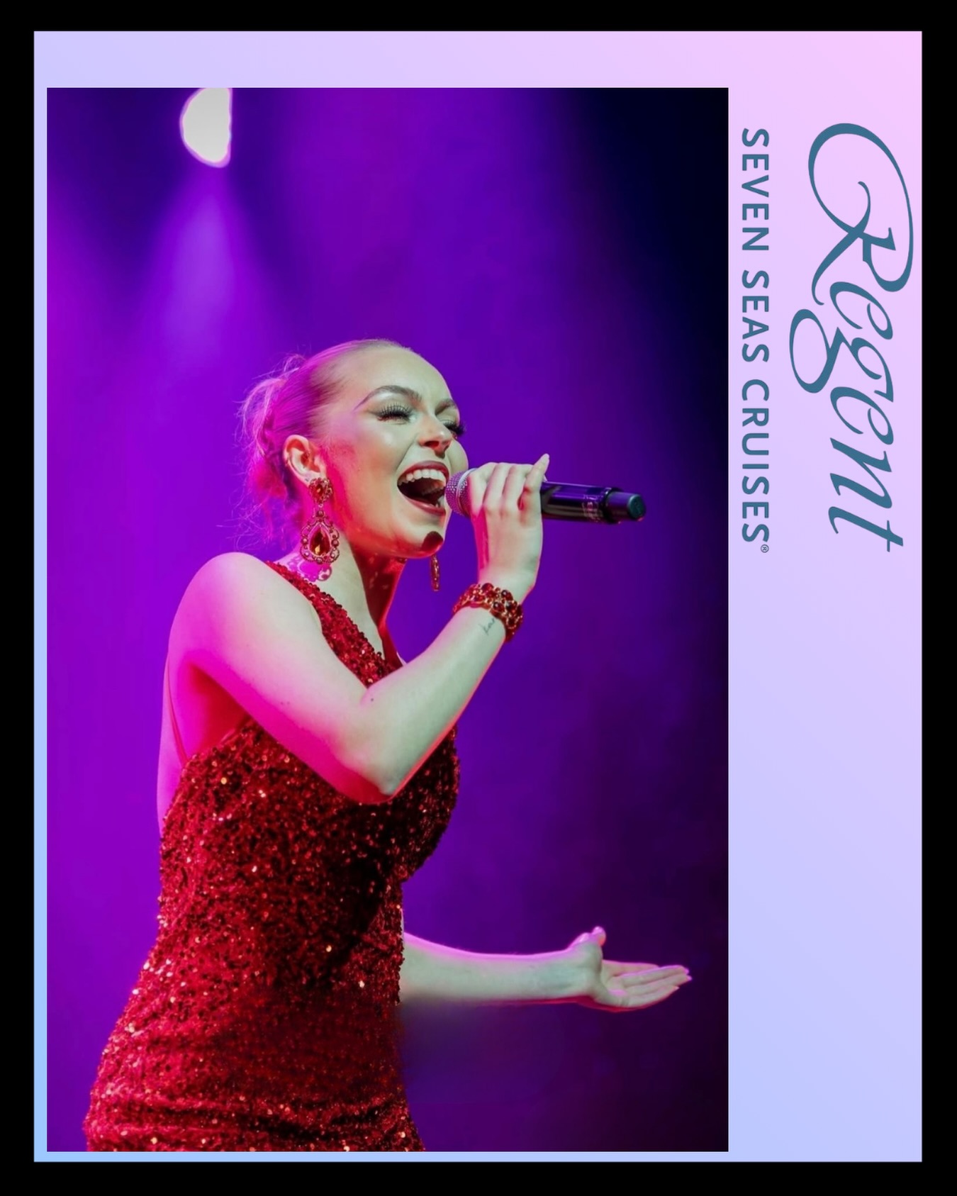 Wonderful new shot of @paigeejohnsson performing aboard the Regent Seven Seas Explorer Cruise 🎤🫶
@creativestudiosbynclh
@regentcruises
#patrickmanagement #pmtalent #performer #regentcruises #singer