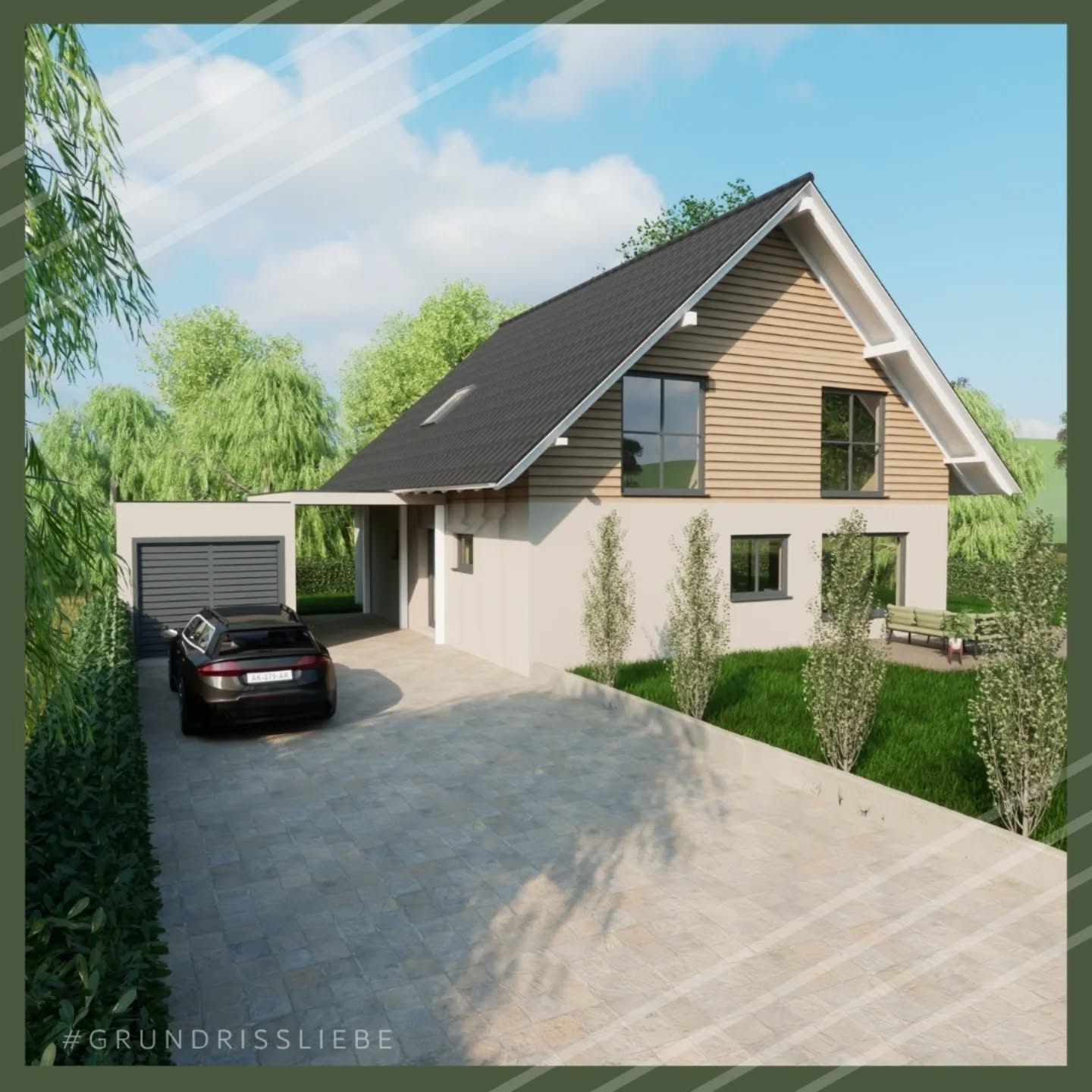 100cm Kniestock - und das schon mit Abweichung 😅 ich mag es optisch aber sehr🤩 und noch mehr mag ich die Sauna im Erdgeschoss, mit direktem Zugang in den Garten - die nächsten Nachbarn sind weiter weg😉
Was meint ihr, Sauna daheim bauen, oder nutz ihr diese nicht?
#Grundrissliebe #Hausbau #FertighausWeiss #Grundrissplanung #Holzhaus