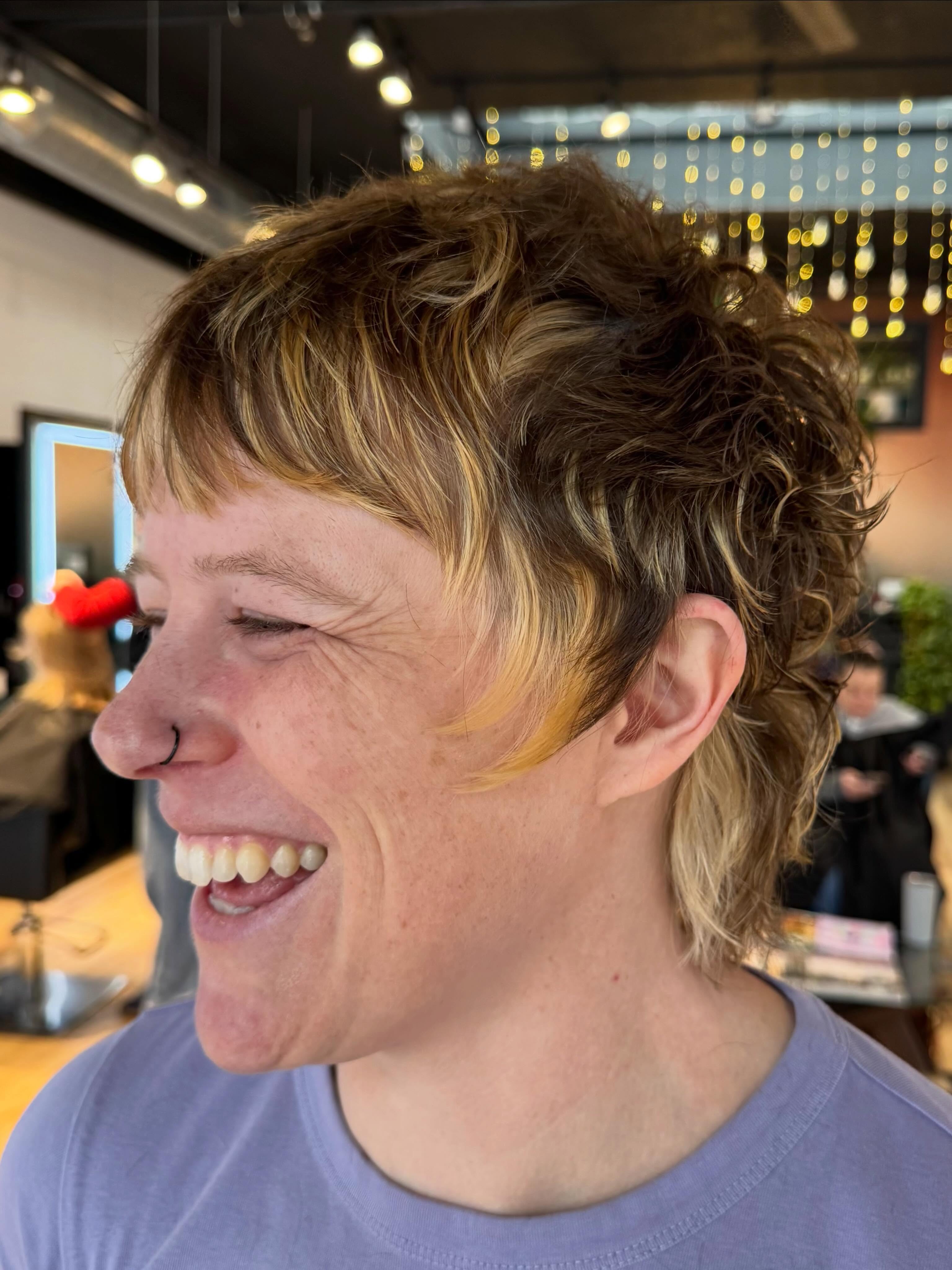 Hair by Iz @hairbylanders 🦓
#bostonalthair #bostonalthairstylist #bostonalthairsalon #bostonmullet #jplocalfirst