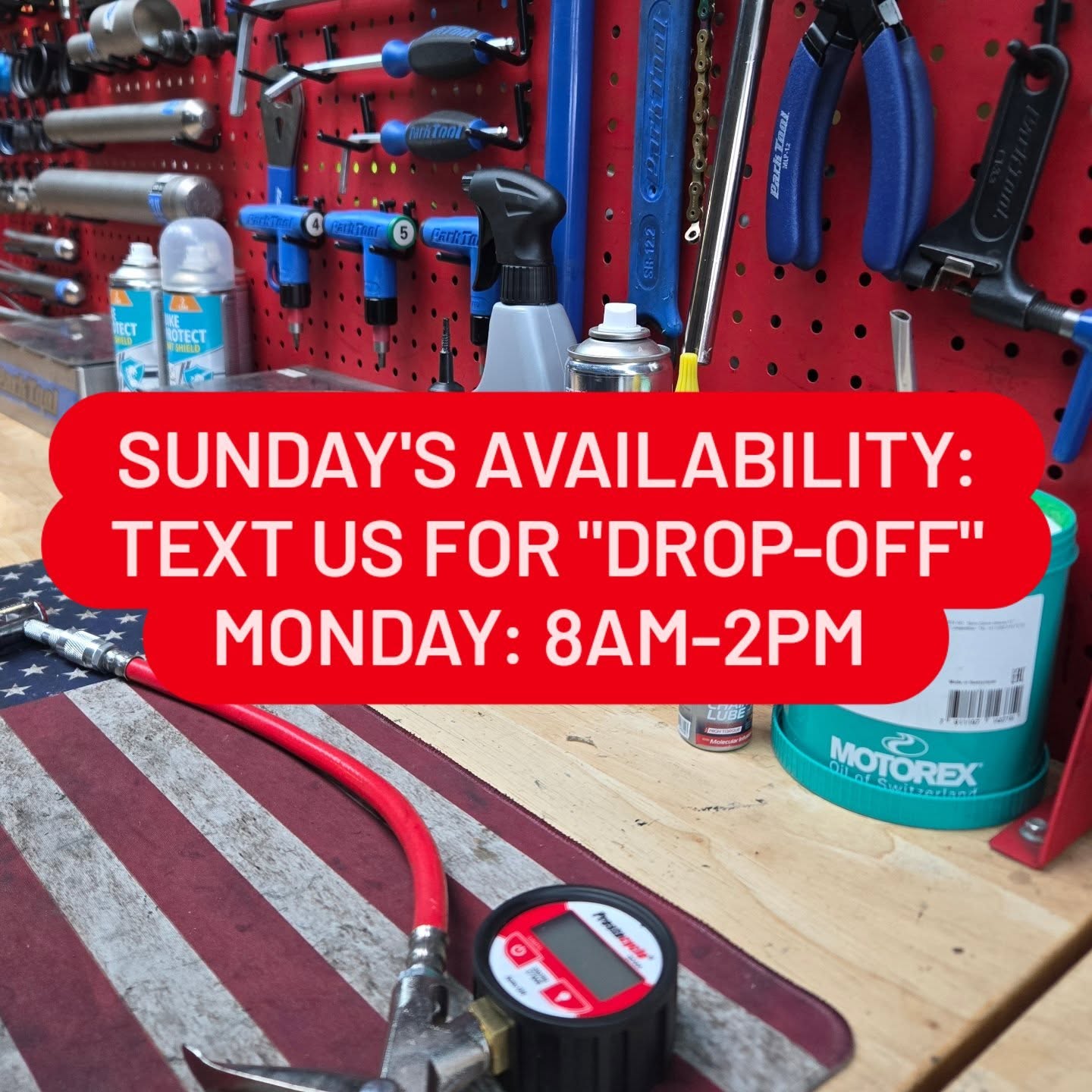 Checkout our availability for Sunday & Monday!!!!
Call or text: 714-401-0049
#shophours #bikemechanics #mtblife
