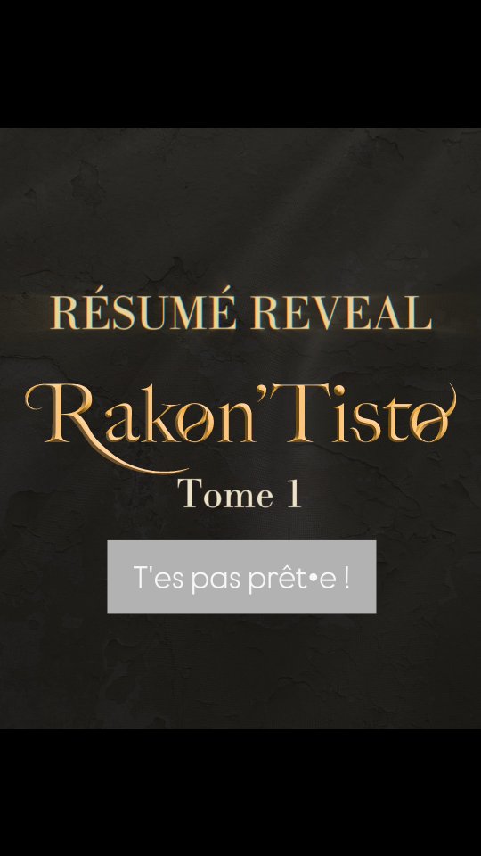 Voici le résumé de Rakon'Tisto !
Sublimé par la musique de Dyonis 🤩
"Que vaut la vérité dans un monde gouverné par le mensonge ?"
#RakonTisto #autricefrançaise #autricefantasy #fantasy #autoédition